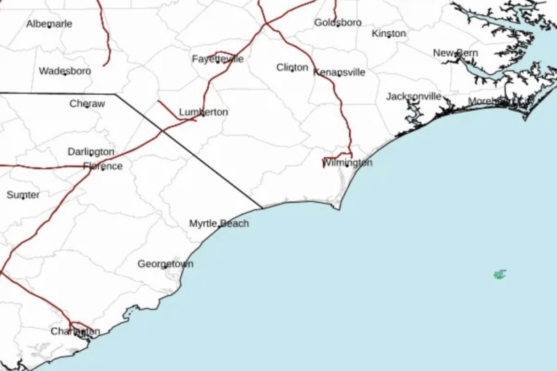Tropical Storm Warning Hits Coastal Brunswick as Chantal Nears